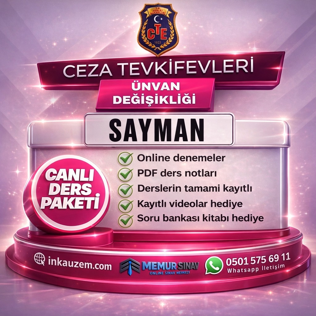 CTE SAYMAN  GYS CANLI DERS