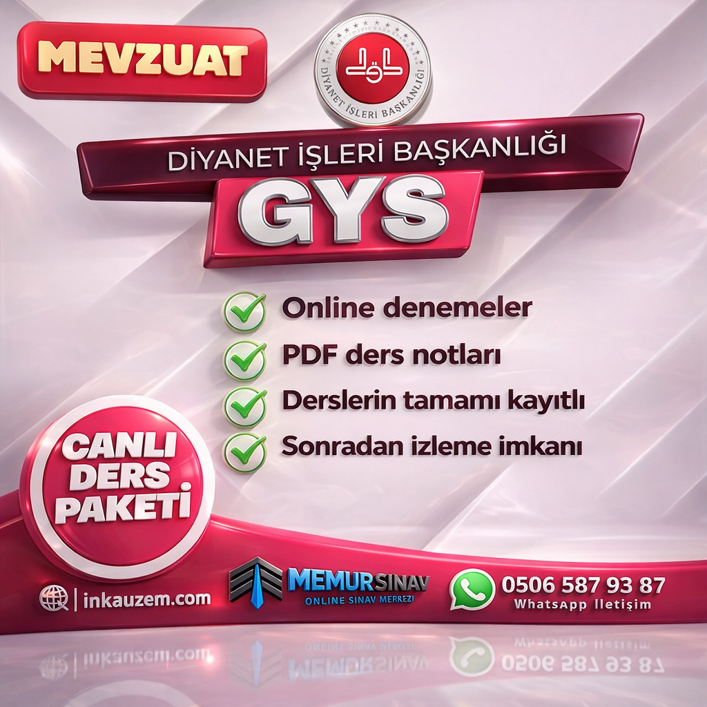 DİB GYS CANLI DERS