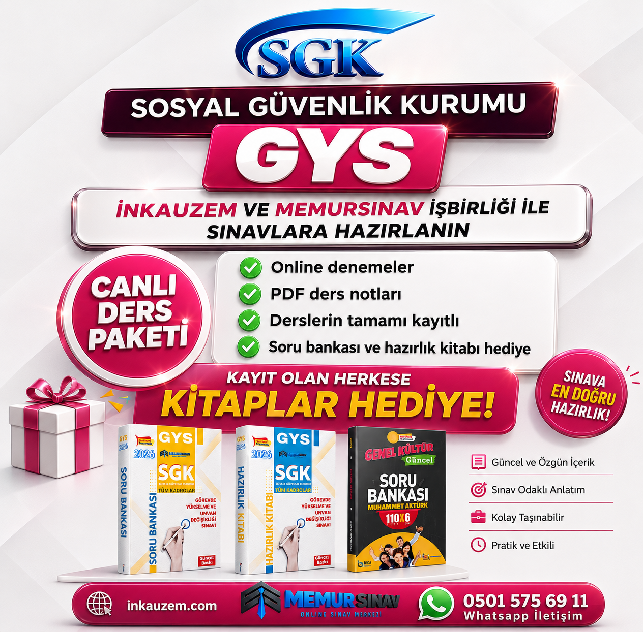 SOSYAL GÜVENLİK KURUMU GYS PAKETİ