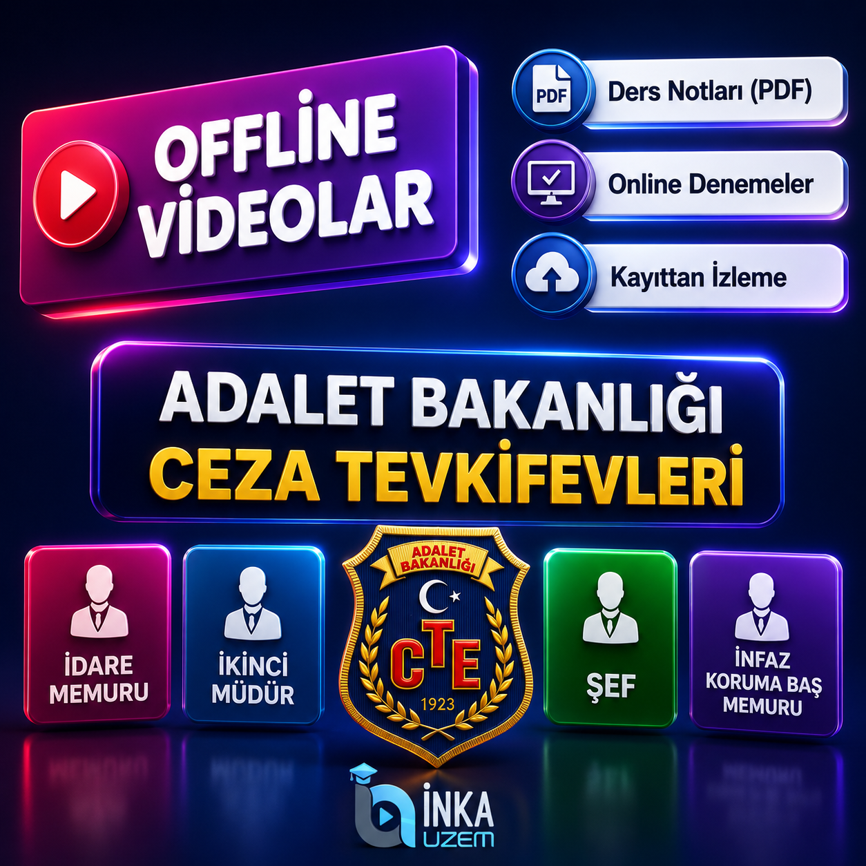 ADALET BAKANLIĞI CTE GYS OFFLİNE DERS PAKETİ